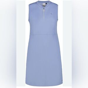 Luhta - Evois Golf Dress in Periwinkle Blue. Zip neck. Has pockets! Medium.